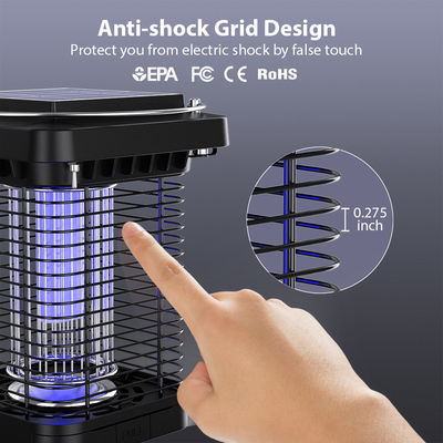 太陽光LEDバグライト UV365 1 つライト 双重使用 極端な省エネ 夜光 太陽光電源 DC 充電室内外バグザッパー