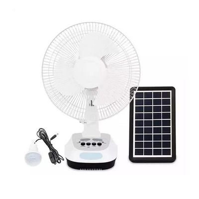 ベストセラー AC/DC 操作 メタルグリル 12 インチ 3 刃 充電可能な家庭用 太陽光扇風機 充電可能な電気扇風機