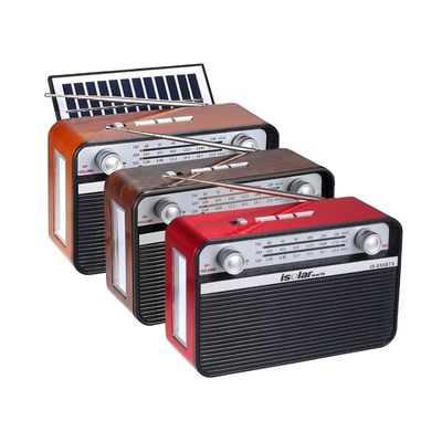 ワイヤレスソーラーパネル 充電 USB 高音質音楽プレーヤー FM AM SW 3バンドラジオとBTスピーカー