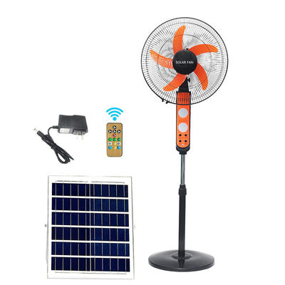 16インチ 太陽光発電の充電式ファン 12V 空気冷却モーター リチウム電池